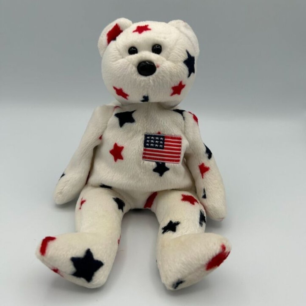 Ty Beanie Babies Collection "Glory" Bear 1998 Stuffed Animal Plush